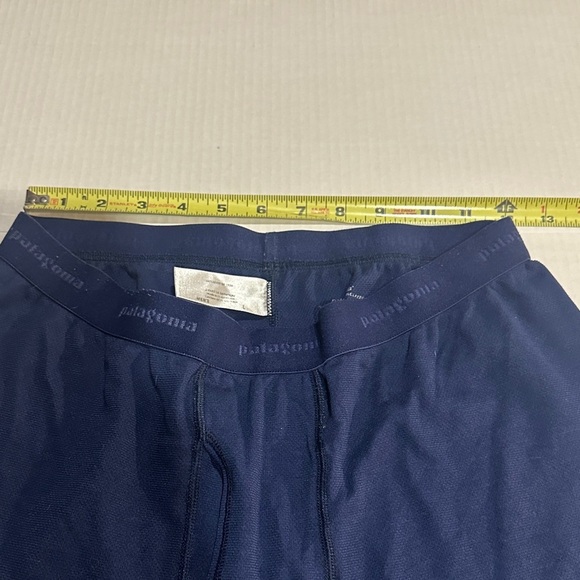 Patagonia performance base layer Capilene Navy Blue Pants with elastic waist - Picture 4 of 9